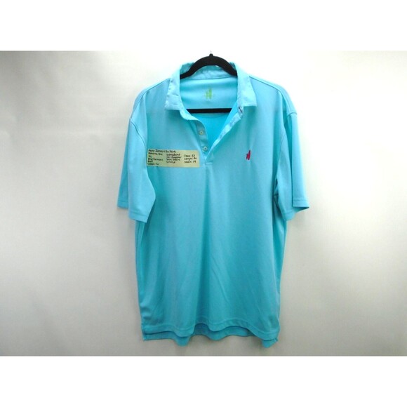Johnnie-O Polo Shirt Mens Size XL Bahama Blue Prep-Formace Fairway Beach Golf - Picture 1 of 9